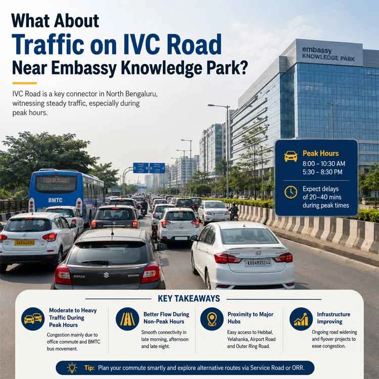 Traffic on IVC Road